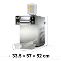 Machine à glace pilée commerciale modèle 220F, 220V, haute performance, pour la préparation de Bingsu, idéale pour les boutiques de desserts et les cafés de bubble tea