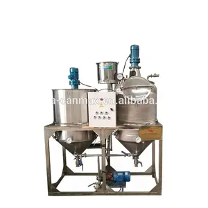 Factory Wholesale Edible Sunflower Cook Refined Easy To Operate Oil Refinery Machine