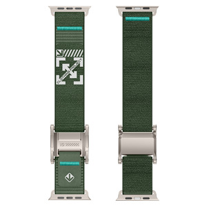 <span class=keywords><strong>Correa</strong></span> de Nylon para <span class=keywords><strong>Apple</strong></span> <span class=keywords><strong>Watch</strong></span> Ultra 2/3 Estándar 49mm, Hebilla Magnética Deportiva de Acero Inoxidable para <span class=keywords><strong>Correa</strong></span> de Nylon Tejida - Product Image 4