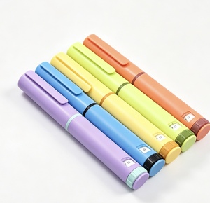 Multi Color Candy Injection <b>Pen</b> 3ml <b>Refillable</b> Durable Eco Friendly Plastic Skin Care Cosmetic Applicator Customizable - Product Image 1