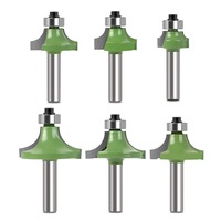 Coin Roundover Router Bit Fraise Guide de roulement pour bois Bordure Moulin à bois Classique Cutter Bit