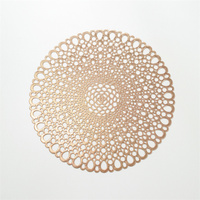 Nouveautés Tapis de table or rose décoratif résistant à la chaleur de haute qualité