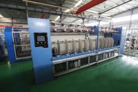 Petite machine à torsion de fil lourd à grande vitesse 25 broches pour textile PP Nylon HDPE plastique fil d'enroulement de filament Twister