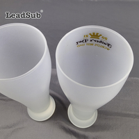 Leadsub Sublimation 20oz 600ml Tulip Pint Verre à bière givré