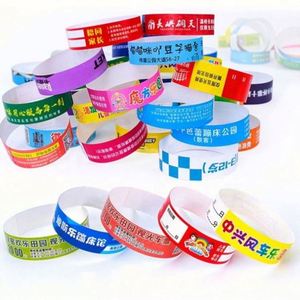 Bracelet Tyvek personnalisé de haute qualité avec logo événementiel pour la décoration - Product Image 1