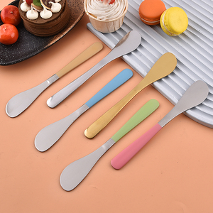 Couteau à fromage à beurre en métal en acier inoxydable réutilisable fait à <span class=keywords><strong>la</strong></span> main couteau à farce de cuisine bon marché en gros pour <span class=keywords><strong>la</strong></span> cuisson outil de pâtisserie - Product Image 4