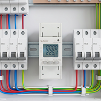 Compteur d'énergie monophasé Acrel ADL200 sur rail DIN, courant maximal 80A, RS485 Modbus, écran LCD, compteur numérique kWh, précision classe 0.5