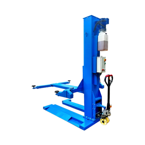 Sollevatore Idraulico Monocolonna Eco-Way a Doppio Cilindro - Capacità 6 Tonnellate, Altezza di Sollevamento 1820mm, Attrezzatura Mobile per Veicoli - Product Image 5