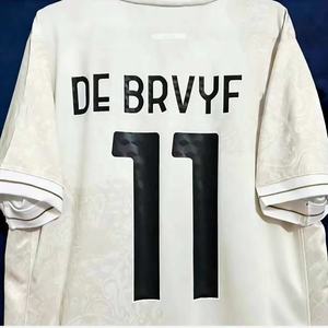 Футбольная форма 2526: Домашняя и выездная футболки Наполи, с коротким рукавом, версии для игроков и болельщиков, индивидуальные версии различных клубов - Product Image 1