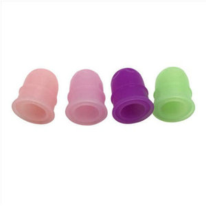 กระปุกซิลิโคนสำหรับนวดเด็กทารกและเด็กเล็ก อุปกรณ์ขูดผิวแบบใช้มือ ชุดสีสันสดใส ขนาด 1 2 3 4 - Product Image 4