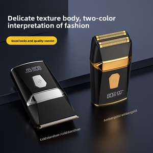 <span class=keywords><strong>Pelo</strong></span> eléctrico alimentado por USB para cortadora <span class=keywords><strong>de</strong></span> cabello, afeitadora <span class=keywords><strong>de</strong></span> doble hoja flotante recíproca, cuerpo completo, húmedo/Seco/lavable con carga rápida - Product Image 4