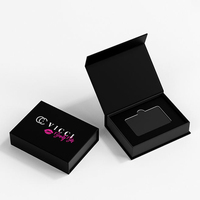 Boîte d'emballage de carte de crédit de luxe personnalisée, boîte cadeau pour carte NFC