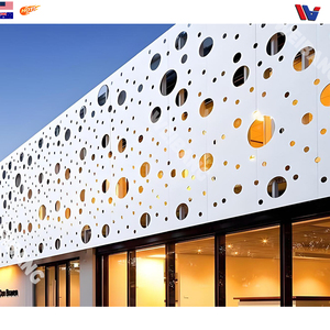 Paneles de Aluminio Perforados Universales, Revestimiento Decorativo de Aluminio Perforado Personalizado para Exteriores de Hoteles y Hospitales - Product Image 3