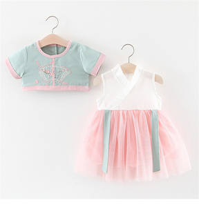 Fabricante Mayorista de Ropa Infantil, Conjunto de Camiseta Informal para Niñas, Estilo Indonesio - Product Image 5