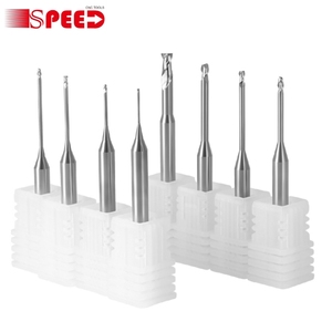 Pisau Frais CNC untuk Pemotongan Kedalaman dan Panjang, 2 Mata Pisau, Karbida, Spiral, Leher Panjang - Product Image 2
