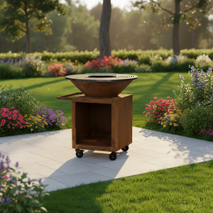 Venta al por mayor de nuevos productos: Plancha de leña para exteriores, segura para mover leña, para jardín, barbacoa, <span class=keywords><strong>cabaña</strong></span> - Product Image 1