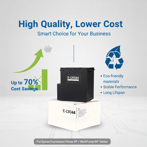 Boîte de maintenance Enlite pour tampon d'encre usagée C12C934461 pour imprimante <span class=keywords><strong>Epson</strong></span> WF-2830 WF-2850 <span class=keywords><strong>XP</strong></span>-4200, collecteur d'encre usagée avec puce - Product Image 1