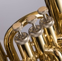 Tuba de Tono Bb con Lacado Dorado para Instrumentos de Viento