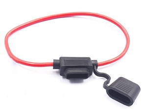 Kotak Sekring Mobil Universal Tahan Air Modifikasi Soket Sekring Mini Ukuran Kecil & Sedang dengan Kabel 30cm - Product Image 1