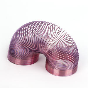 Ilginç küçük gökkuşağı bobin Metal bahar oyuncaklar çocuk Mini merak bilim yenilik & Nostalgic için nostaljik yürüyüş - Product Image 2