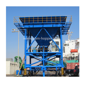 GBM 30 m3 trémie de charbon port ciment trémie trémie portuaire avec convoyeur - Product Image 2
