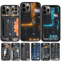 Carte mère Circuit imprimé housse de téléphone pour iPhone 15 16 14 13 12 Pro Max mini 11 Pro Max XS XR Plus Coque Coque
