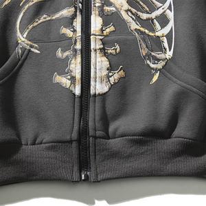 Sudadera con Capucha Gris Oscuro de Alta Calidad, Serie High Street, Logotipo Personalizado, Sudadera con Capucha Extra Grande para Hombre - Product Image 4