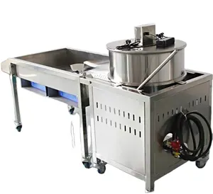 Hete Verkoop Popcorn Maker Machine Commerciële Bolvormige/Karamel Maïs Maken Machines Met Wiel