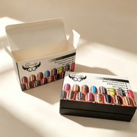 Boîte en carton personnalisée en petite quantité, imprimée sur une face, pour huile essentielle, vernis à ongles ou faux cils