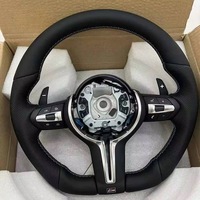 Volant sport en cuir pour BMW Série 1 F20 F21 F40 avec palettes de changement de vitesse et airbags - Marque BMW