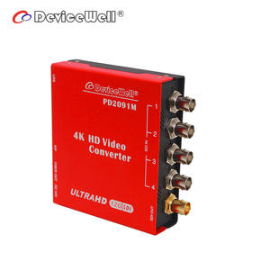 Nuovo Prodotto 2019 Convertitore Video HD in Fibra Ottica Quad <span class=keywords><strong>Link</strong></span> da 1.5G/3G a 6G/12G SDI in Lega di Alluminio per Trasmissioni TV - Product Image 4