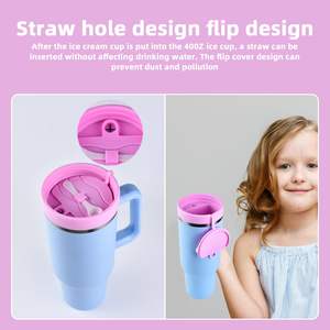 Contenants à crème glacée pour moule à glace Stanley Cup, moules à crème glacée en silicone réutilisables, plateau compatible avec le gobelet Stanley 40 oz - Product Image 6