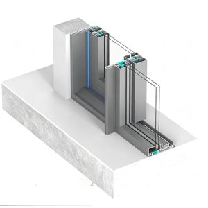 Puerta Corredera de Aleación XLB-140 con Acabado Glaseado para Terraza, Entrada de Altura Completa con Portal de Vidrio para Construcción Residencial y Comercial - Product Image 4
