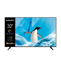 Téléviseur LCD LED intelligent Android 32 pouces résistant aux chocs pour hôtel, vente en gros OEM