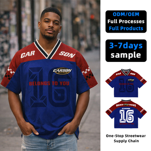 T-shirts décontractés pour hommes de premier choix, style hip-hop, en tricot Spandex/Polyester 200g, impression numérique, séchage rapide, service OEM, patchwork personnalisé - Product Image 1