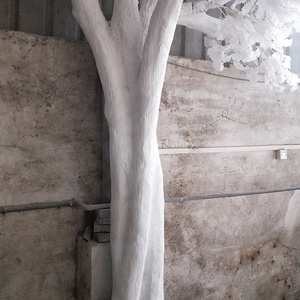 Tùy Chỉnh Nhân Tạo Cây Bạch Quả Cao Mô Phỏng Nghệ Thuật Cây Nhân Tạo Cho Trang Trí Trong Nhà Nhà Khách Sạn Cửa Hàng Giả Trắng <span class=keywords><strong>Ficus</strong></span> Cây - Product Image 4