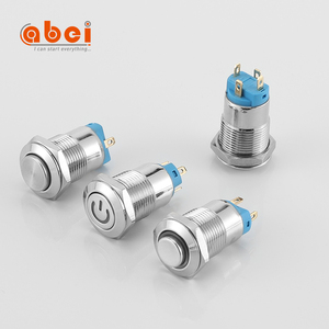 IP67 Waterdichte RVS Metalen Drukknop Schakelaar 12mm Power <span class=keywords><strong>Light</strong></span> Metal Drukknop Schakelaars met Ring LED Verlichting - Product Image 3