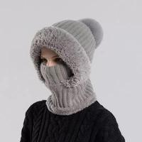 Topi Bulu Domba Hangat Musim Dingin, Penutup Kepala Anti Angin, Syal Leher Termal Bernapas, Kupluk, Balaclava, Olahraga Luar Ruangan, Memancing, Sehari-hari