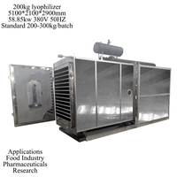 Lyophilisateur Commercial BZ 2025 GYFD-20m SUS304 Haute Performance 380V Garantie 1 An Fruits Légumes Pain Farine Chocolat