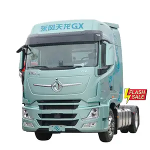 Mới dongfeng tianlong GX 560 HP 6x4 máy kéo xe tải hệ thống treo không khí lái xe Ghế Cummins Z14 loạt AMT máy kéo xe tải