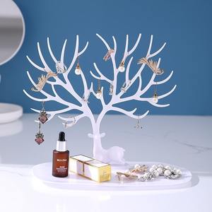 Bandeja de ciervo pequeño, accesorios de joyería, árbol <span class=keywords><strong>Cervus</strong></span>, pendientes, collar, anillo, pulsera, soporte de exhibición para decoración del hogar, tocador - Product Image 5