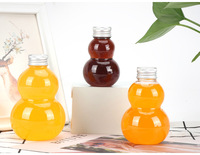 Vente CHAUDE 100ml 200ml 300ml Gourde PET Bouteille en Plastique avec Bouchon à Vis Vide pour Jus Boisson Lait Thé