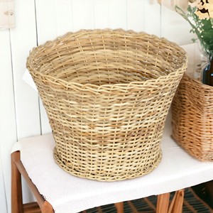 Seagrass <b>Basket</b> Pot Laundry Woven Wicker Storage <b>Basket</b> for Home Usage Hand Crafted <b>Round</b> Decorative Woven Jute Rope <b>Basket</b> - Product Image 4