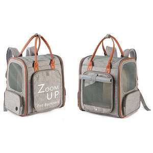 Eco-Friendly Pet Dog <b>Cat</b> Travel Carrier Bag Transport Expandable Pet Carrier Bag Breathable Foldable Pet Bag - Product Image 5