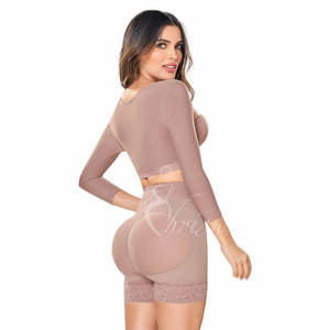 Taille haute maille transparente bout à bout Ehance Shorts Fajas colombien Shapers Shapers Corset taille formateur <span class=keywords><strong>Sexy</strong></span> bout à bout - Product Image 4