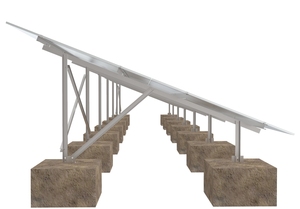 Soporte de módulo solar de pila de acero U C de alta calidad Sistema de montaje en tierra con sistema de soporte de panel solar de alta resistencia - Product Image 2