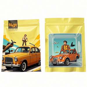 Sceau personnalisé à 3 côtés 3.5g sacs en mylar découpé par colorant impression par gravure impression personnalisée pour bonbons comestibles et emballage d'aliments pour animaux de compagnie - Product Image 4