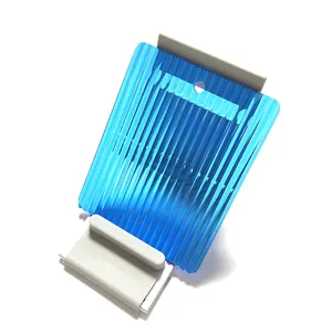 פלורסנט כחול פסים אנכיים לוחות PMMA 1 מ""מ 3 מ""מ גיליון אקרילי שקוף חתוך לגודל צבע גיליון אקרילי פלסטיק