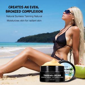 Crème Autobronzante Naturelle Marque Blanche – Éclat Luxueux, Hydratante, Nourrissante, Longue Durée, Lissante, Effet Bronzé Bâtonné - Product Image 3