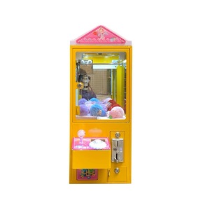 Mini 220V kapalı jetonla çalışan Arcade vinç pençesi makine LED lambalar hareket algılama yaşları 6 + 1 yıl garanti İngilizce dil Metal - Product Image 2